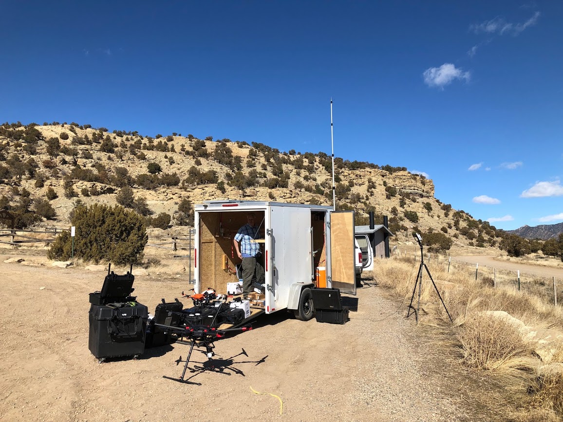 Testing various drones with radar and passive RF detection technology in Rifle Colorado. Detection Testing